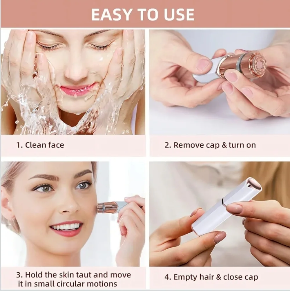 Facial Hair Remover - White - Picture 5 of 12